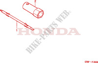 UTENSILI per Honda WALLAROO 50 self starter 1993