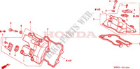 COPERTURA TESTA CILINDRO per Honda VTR 1000 FIRE STORM 2001