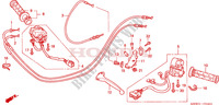 LEVA MANIGLIA/INTERRUTTORE/CAVO(2) per Honda CBR 600 ROSSI 2001