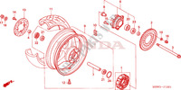 RUOTA POSTERIORE(2) per Honda CBR 600 F4 2001