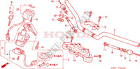 CONDOTTO MANIGLIA/PONTE SOPRA (CB600F3/4/5/6) per Honda CB 600 F HORNET 50HP 2004