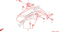 PARAFANGO ANTERIORE (CB600F2/F22/3/4) per Honda CB 600 S HORNET 2002