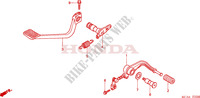PEDALE per Honda GL 1800 GOLD WING ABS 2007