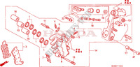 CALIBRO FRENO ANTERIORE S. per Honda VFR 800 VTEC ABS 2008