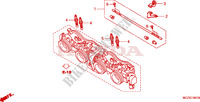 CORPO VALVOLA IMMISSIONE (PARTI COMPONENTI) per Honda CB 900 F HORNET 2005