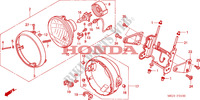 FANALE(1) per Honda CB 1300 BI COULEUR 2004