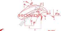 PARAFANGO ANTERIORE per Honda CB 1300 BI COULEUR 2004