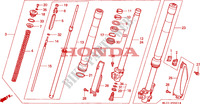 FORCELLA ANTERIORE (CR500RS/RT/RV) per Honda CR 500 R 1997