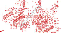 TESTATA per Honda GL 1500 GOLD WING SE 20th aniversary 1995