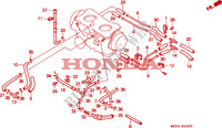 TUBI(1) per Honda GL 1500 GOLD WING SE 20th aniversary 1995