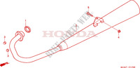 SMORZATORE SCARICO per Honda CG 125 2004