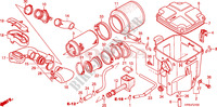 FILTRO ARIA per Honda FOURTRAX 500 FOREMAN 4X4 Electric Shift 2007