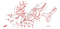 COPERTURA LATO/COPERTURA SERBATOIO per Honda FOURTRAX 420 RANCHER 4X4 AT 2012