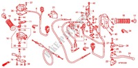 LEVA MANIGLIA/INTERRUTTORE/CAVO(1) per Honda FOURTRAX 420 RANCHER 4X4 AT 2012