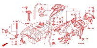 SERBATOIO COMBUSTIBILE per Honda FOURTRAX 420 RANCHER 4X4 AT 2012