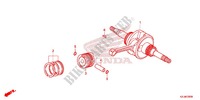 ALBERO A GOMITI/PISTONE per Honda SPACY 110 2013