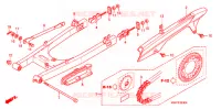 BRACCIO OSCILLANTE/CASSA CATENA per Honda CBF 125 2011