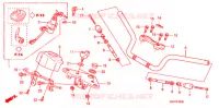 CONDOTTO MANIGLIA/PONTE SOPRA/ GAMBA STERZO per Honda CBF 125 2011