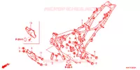 CORPO TELAIO per Honda CBF 125 2011