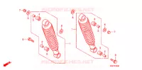 CUSCINO POSTERIORE(2) per Honda CBF 125 2011