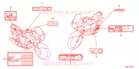 ETICHETTA CAUZIONE (CBF125MA/B/D) per Honda CBF 125 2011