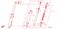 FORCELLA ANTERIORE per Honda CBF 125 2011