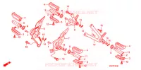 GRADINO/PEDALE per Honda CBF 125 2011