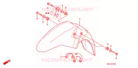 PARAFANGO ANTERIORE per Honda CBF 125 2011