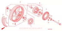RUOTA POSTERIORE per Honda CBF 125 2011