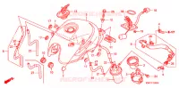 SERBATOIO COMBUSTIBILE per Honda CBF 125 2011