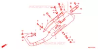 SMORZATORE SCARICO(2) per Honda CBF 125 2011