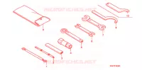 UTENSILI/SCATOLA BATTERIA per Honda CBF 125 2011