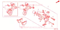 CALIBRO FRENO POSTERIORE per Honda CB 1100 C DCT ABS RED 2018