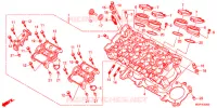 CILINDRO/TESTATA per Honda CB 1100 C DCT ABS RED 2018