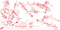 CONDOTTO MANIGLIA/PONTE SOPRA/ GAMBA STERZO (CBR1000RRC/D/RAC/D) per Honda CB 1100 C DCT ABS RED 2018