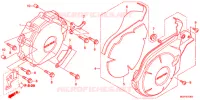 COPERTINA GENERATORE C.A. per Honda CB 1100 C DCT ABS RED 2018