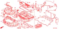 COPERTURA ANTERIORE/FILTRO ARIA per Honda CB 1100 C DCT ABS RED 2018