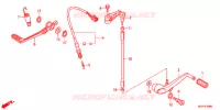 GRADINO/PEDALE per Honda CB 1100 C DCT ABS RED 2018
