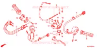LEVA MANIGLIA/INTERRUTTORE/CAVO(1) per Honda CB 1100 C DCT ABS RED 2018