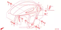 PARAFANGO ANTERIORE per Honda CB 1100 C DCT ABS RED 2018