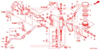 POMPA FRENO POSTERIORE per Honda CB 1100 C DCT ABS RED 2018