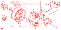 RUOTA POSTERIORE per Honda CB 1100 C DCT ABS RED 2018