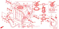 SERBATOIO COMBUSTIBILE/POMPA COMBUSTIBILE per Honda CB 1100 C DCT ABS RED 2018