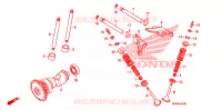 ALBERO A CAMME/VALVOLA per Honda TRX SPORTRAX 250 X 2018