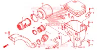 COPERTURA ANTERIORE/FILTRO ARIA per Honda TRX SPORTRAX 250 X 2018