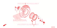 RUOTA POSTERIORE per Honda FOURTRAX 420 RANCHER 4X4 AT DCT IRS EPS 2018