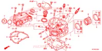 CILINDRO/TESTATA per Honda FOURTRAX 420 RANCHER 4X4 AT DCT IRS EPS CAMO 2018