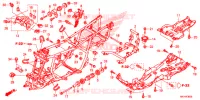CORPO TELAIO per Honda FOURTRAX 420 RANCHER 4X4 AT DCT IRS EPS CAMO 2018