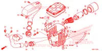 COPERTURA ANTERIORE/FILTRO ARIA per Honda FOURTRAX 500 RUBICON DCT EPS 2018