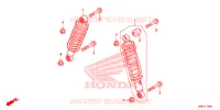 CUSCINO ANTERIORE per Honda FOURTRAX 500 RUBICON DCT EPS 2018